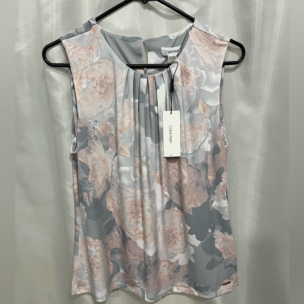 NWT Calvin Klein sleeveless Blouse